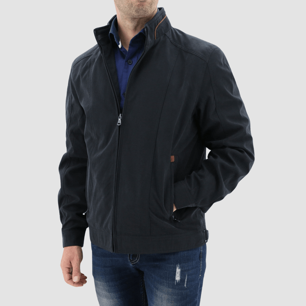 Boston Mens Classic Fit Moss Jacket in Navy