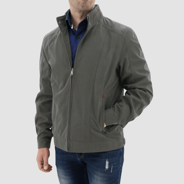 Boston Mens Classic Fit Moss Jacket in Olive