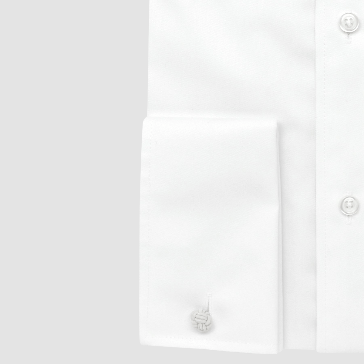 Boston’s Liberty White French cuff shirt in a modern slim fit with classic collar and tailored darts.