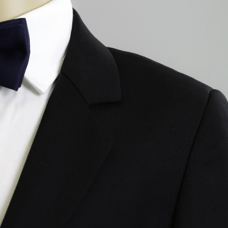 Boulvandre Kids Slim Fit Bellaggio Suit in Black – Mens Suit Warehouse ...