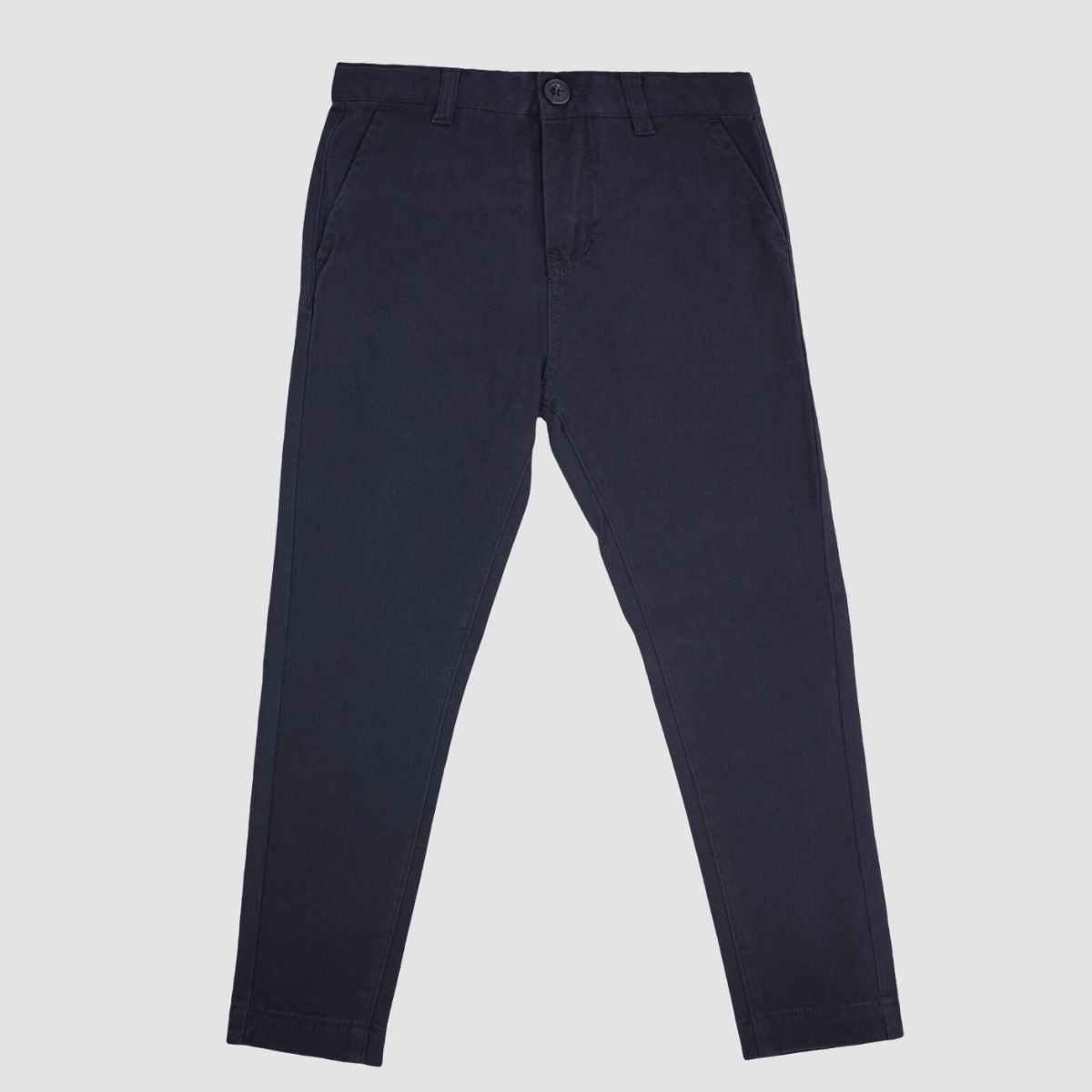 Boulvandre Kids Ledger Peach Finish Chino Pants in Navy