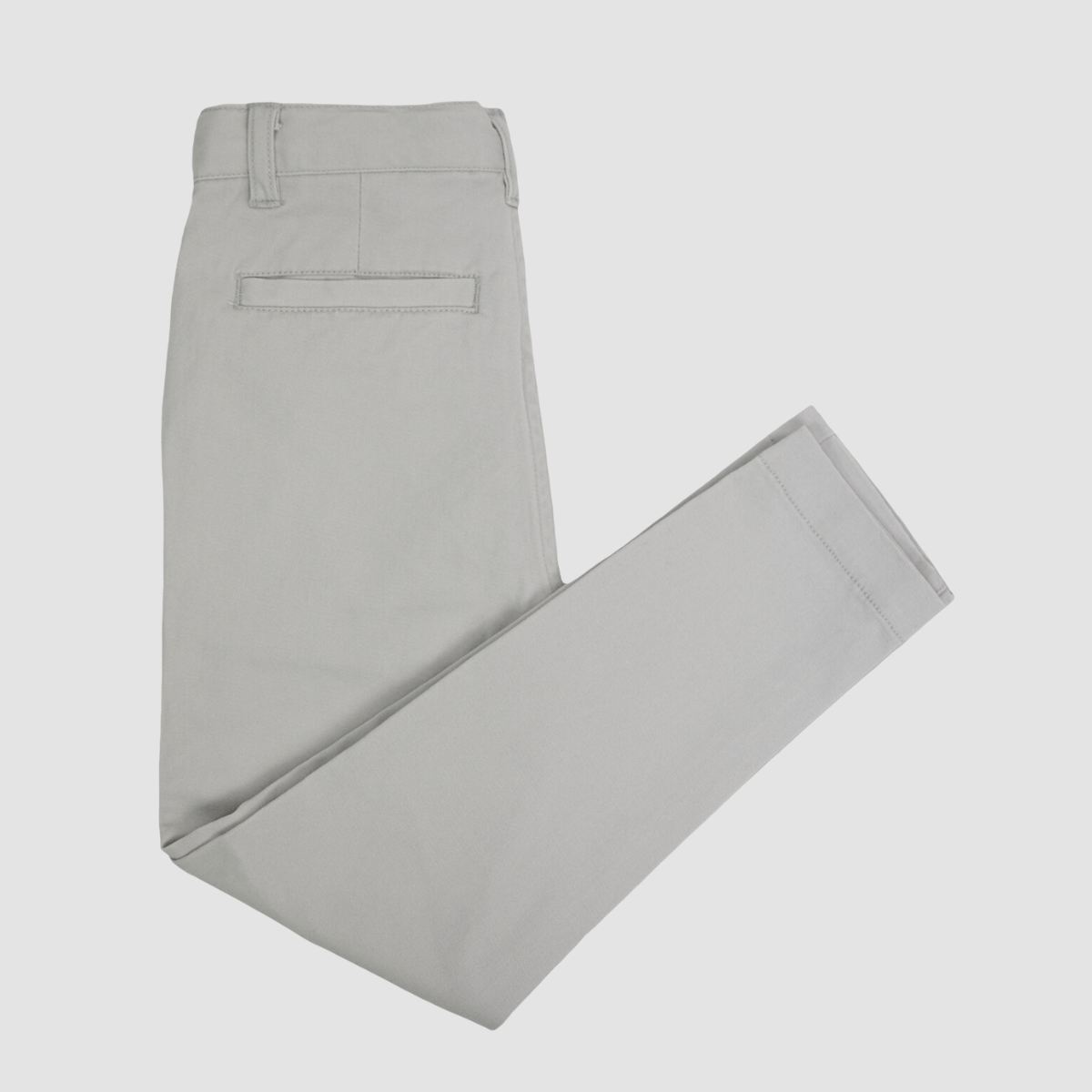 Boulvandre Kids Ledger Peach Finish Chino Pants in Silver