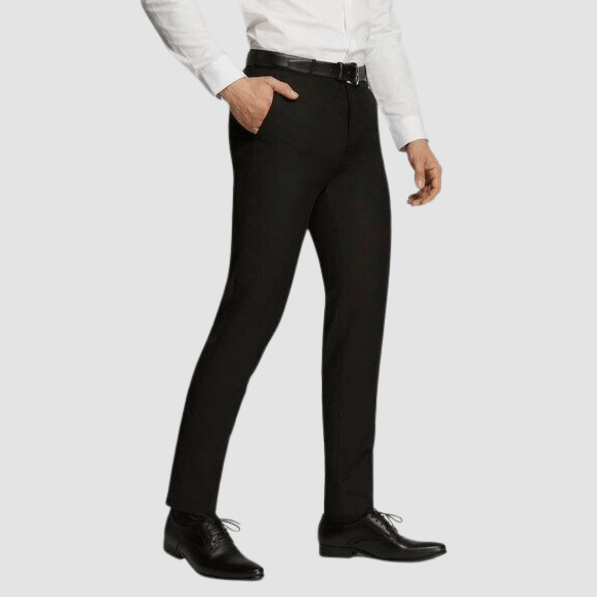 Boulvandre Mens Slim Fit Bellaggio Suit in Black