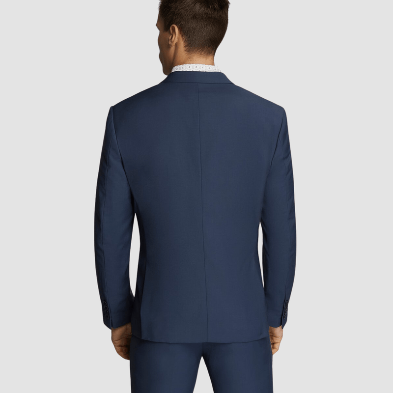 Boulvandre Mens Slim Fit Scuzzatti Suit in French Blue