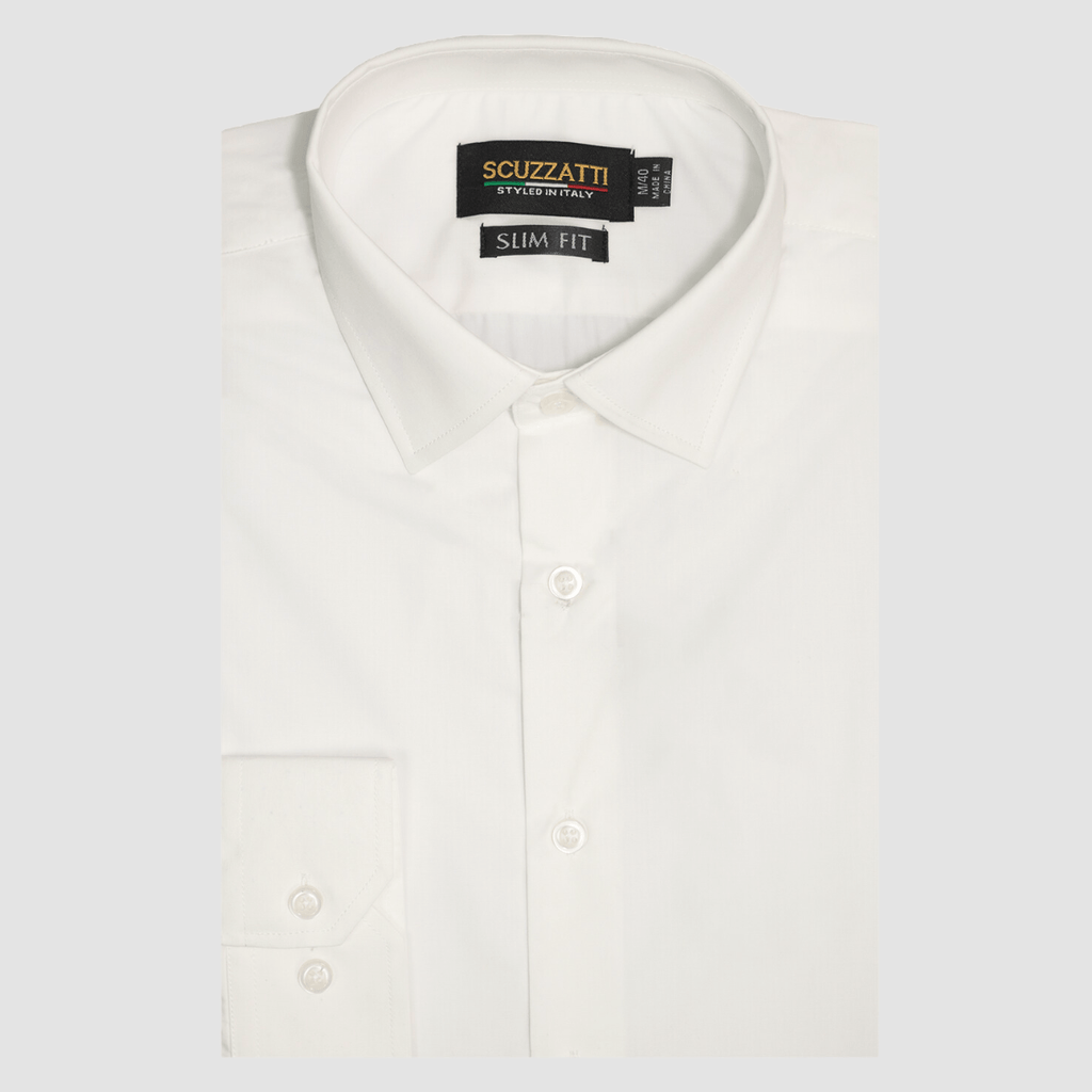 Mens ivory top dress shirt