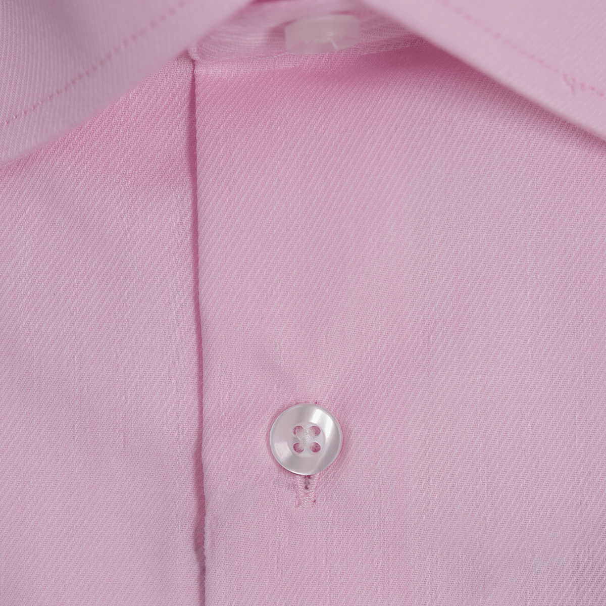 Boulvandre Mens Slim Fit Scuzzatti Twill Weave Shirt in Pink