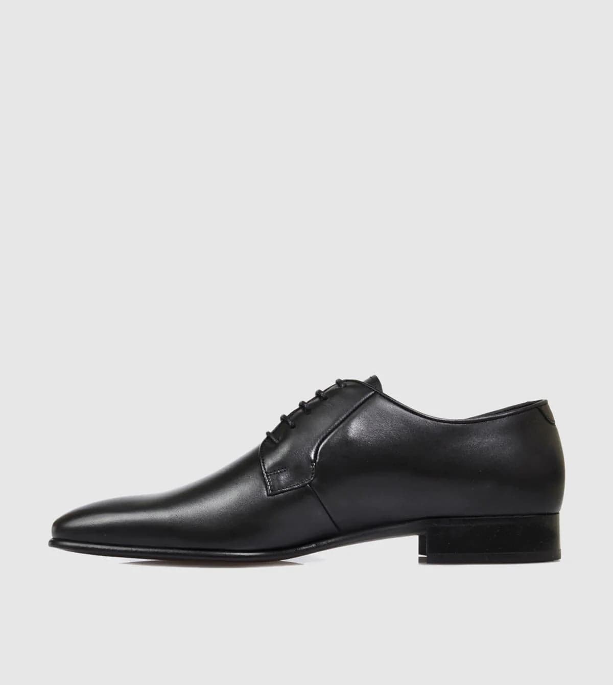 Brando Ellis Mens Leather Shoe in Black