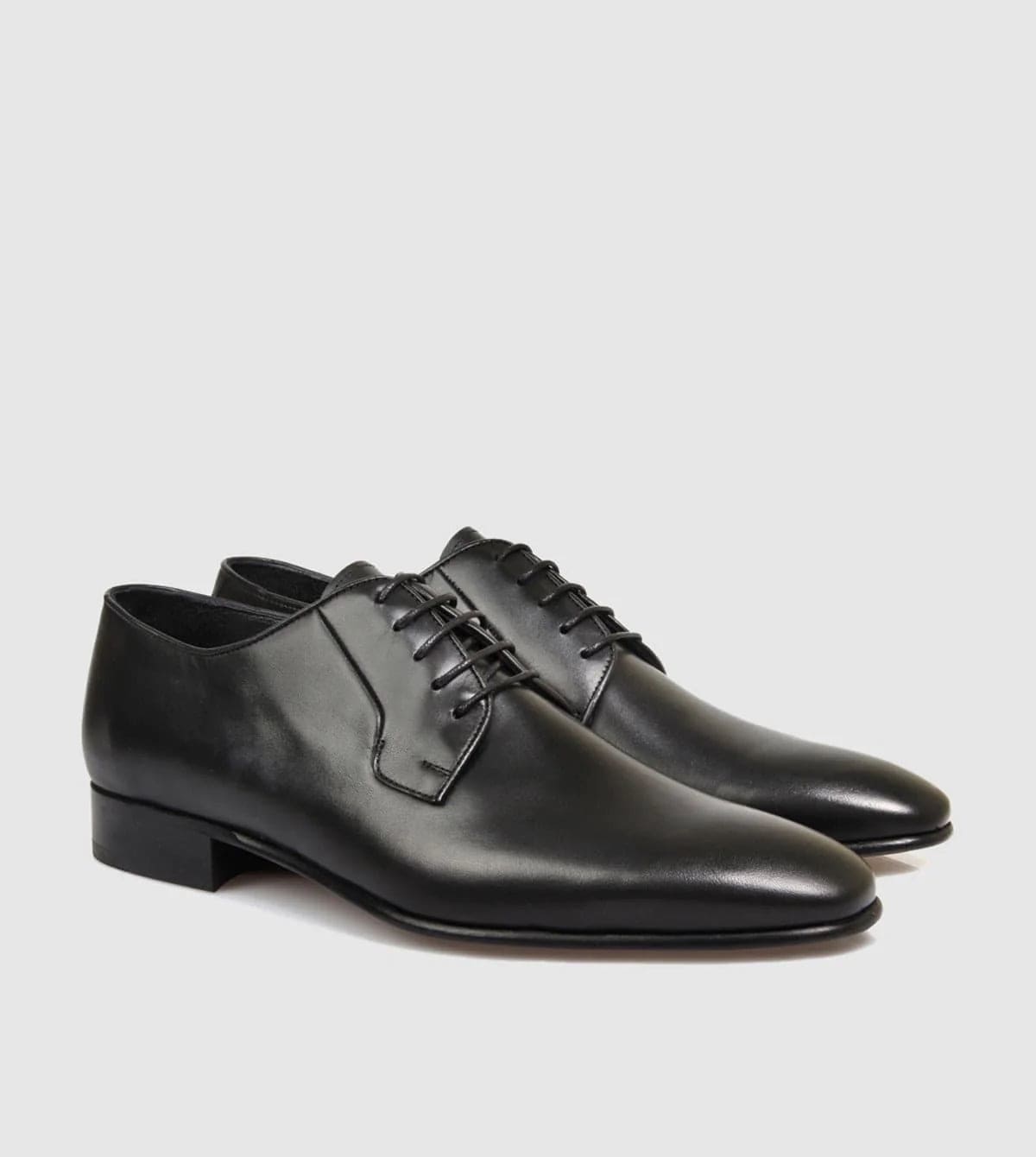 Brando Ellis Mens Leather Shoe in Black