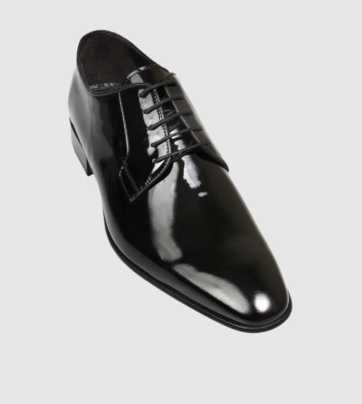 Brando Ellis Mens Shoes in Black Patent Leather