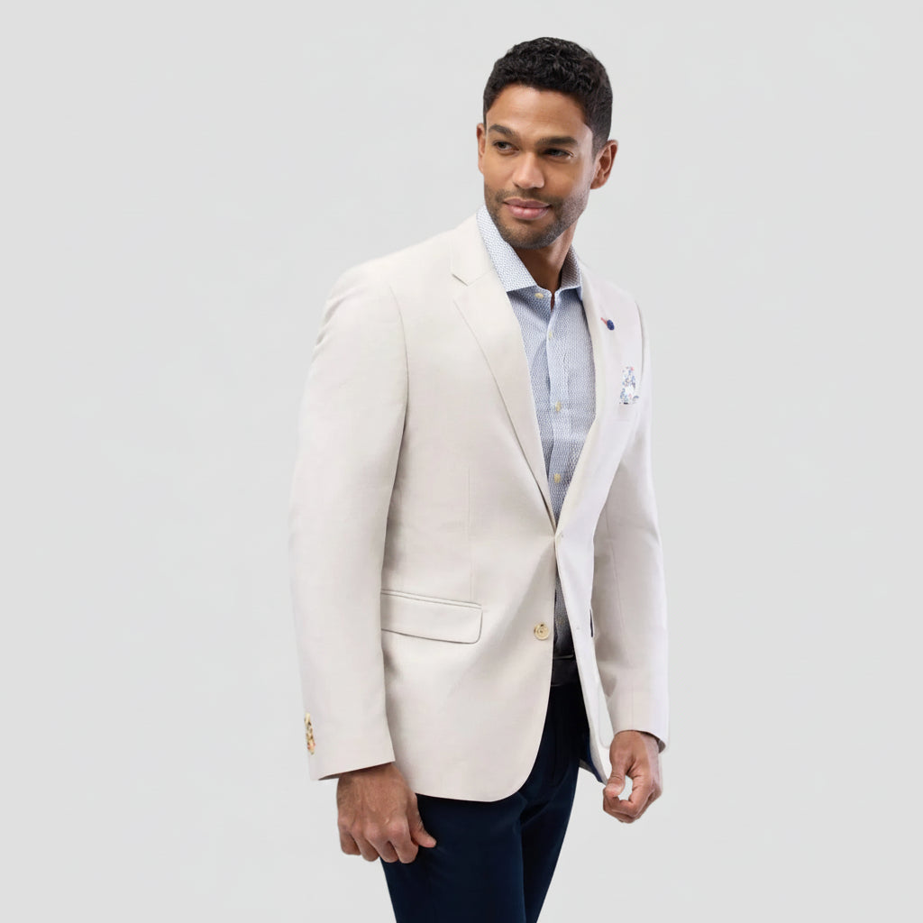Brooksfield Sand Textured Blazer