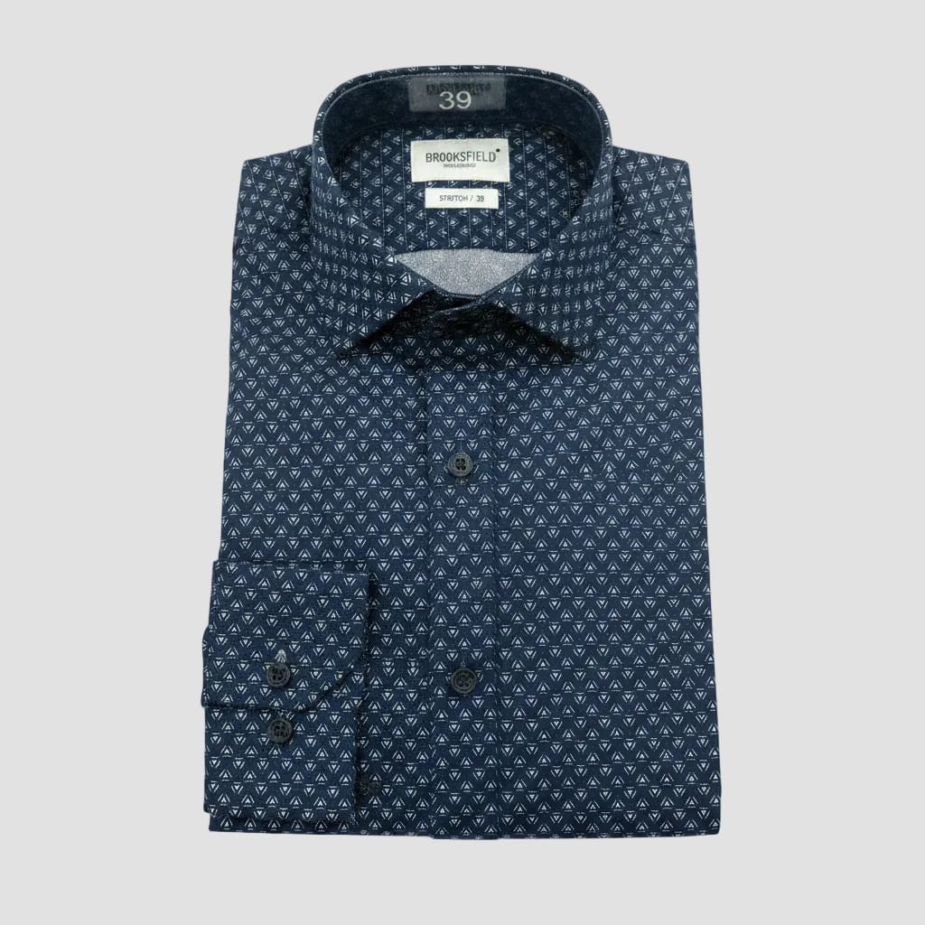 Blue patterned shirt 