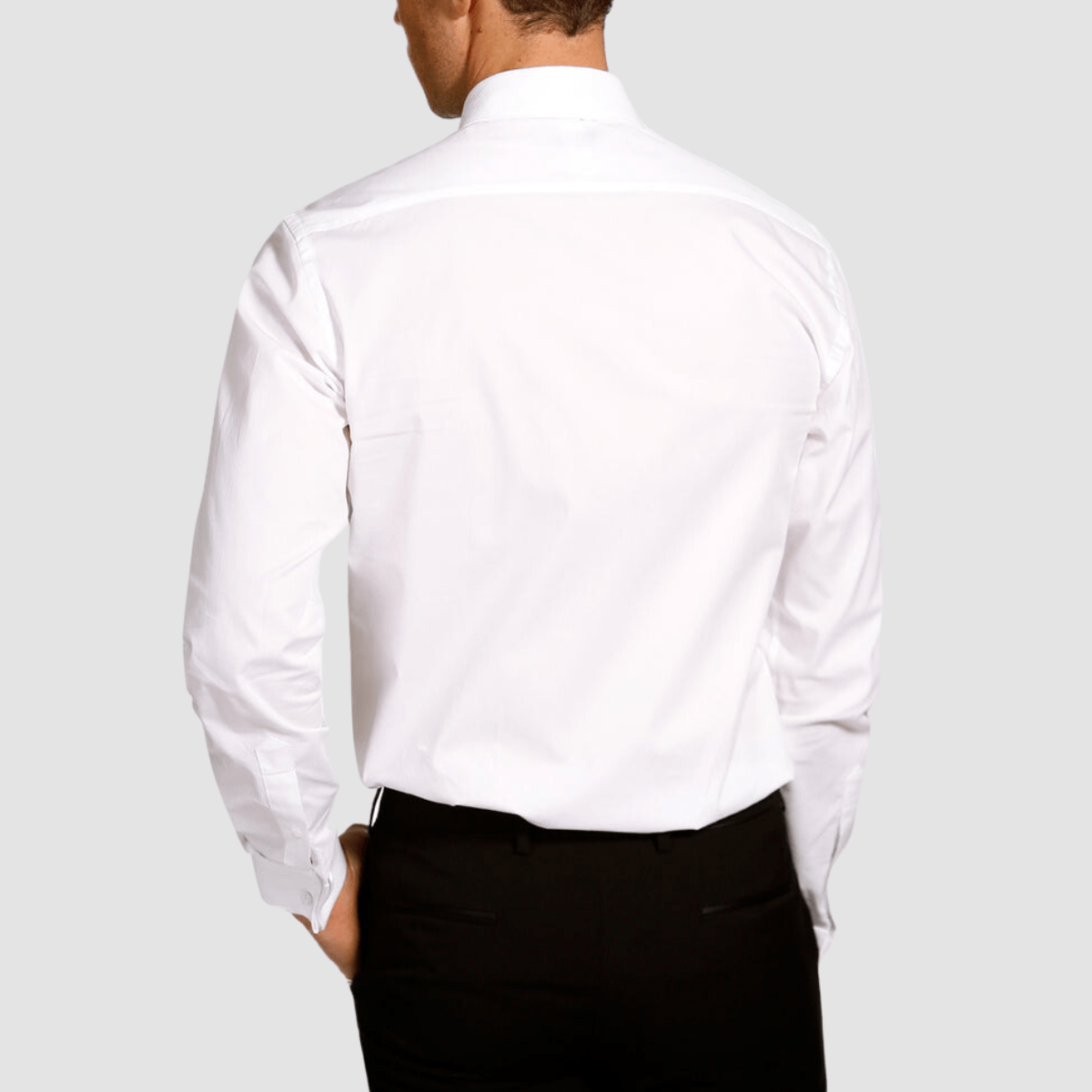 dress that looks like a shirt Hancock Women Black Pure Cotton Solid Mid Length Regular Fit Formal Shirt  Dress