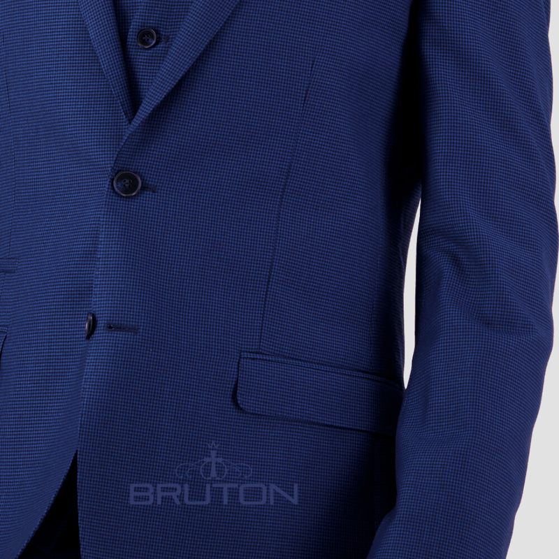 Bruton Slim Fit Mens Jose Suit in Blue FT5