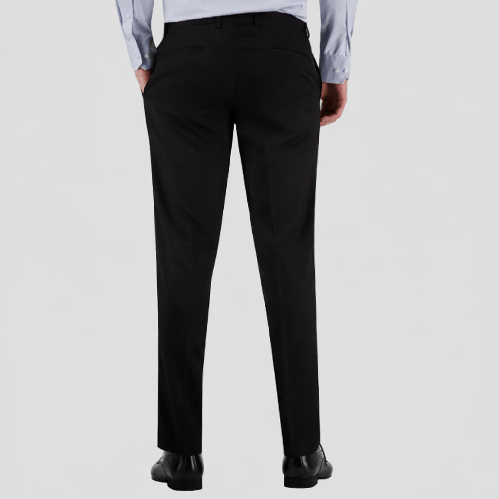 Bruton’s Black Jesse Keystone trousers.