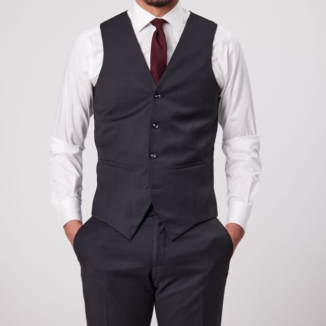 Charcoal Saul Keystone Vest by Bruton