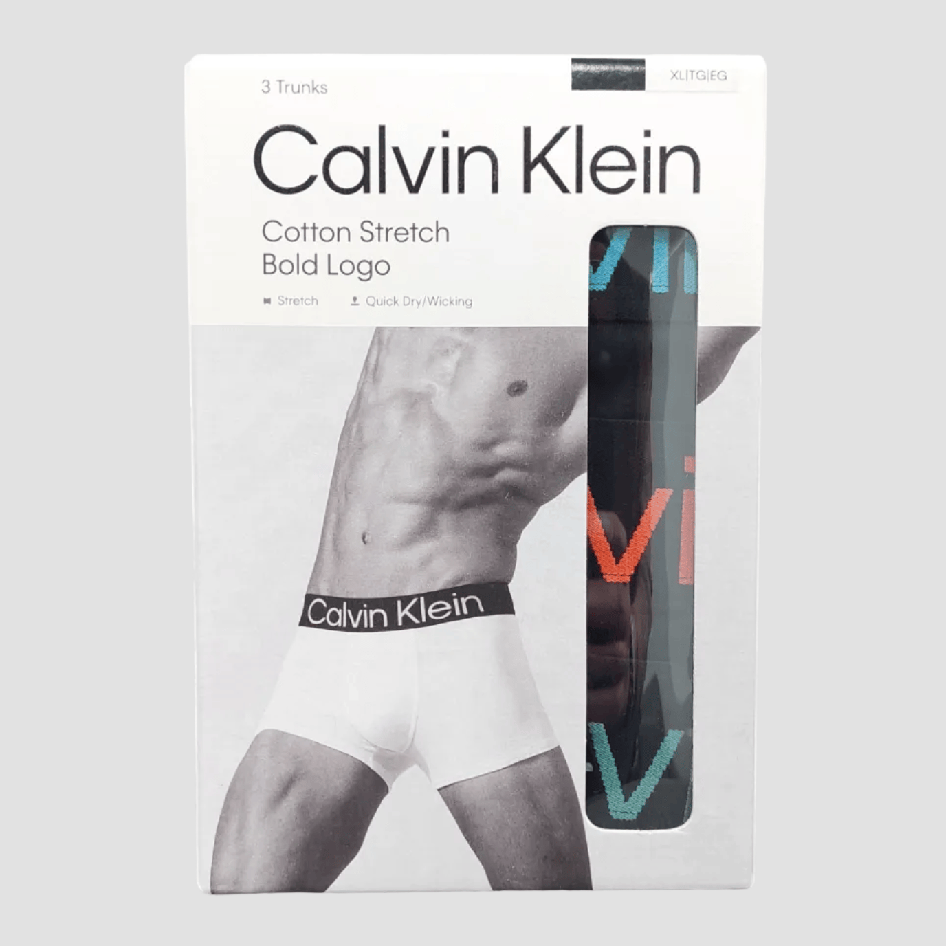 Calvin Klein Low Rise Trunks 3 Pack in Black