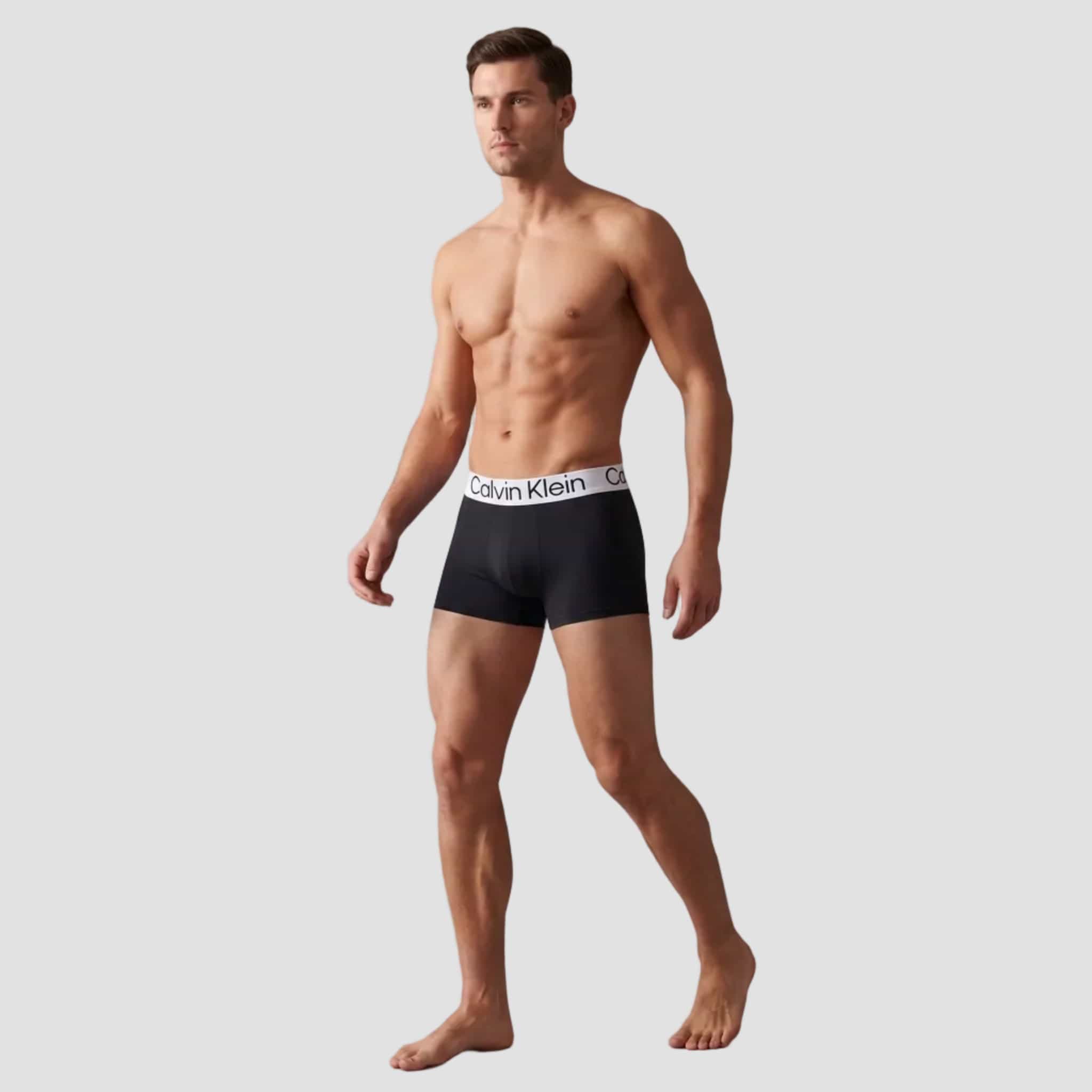Calvin Klein Chromatic Trunks 3 Pack in Black