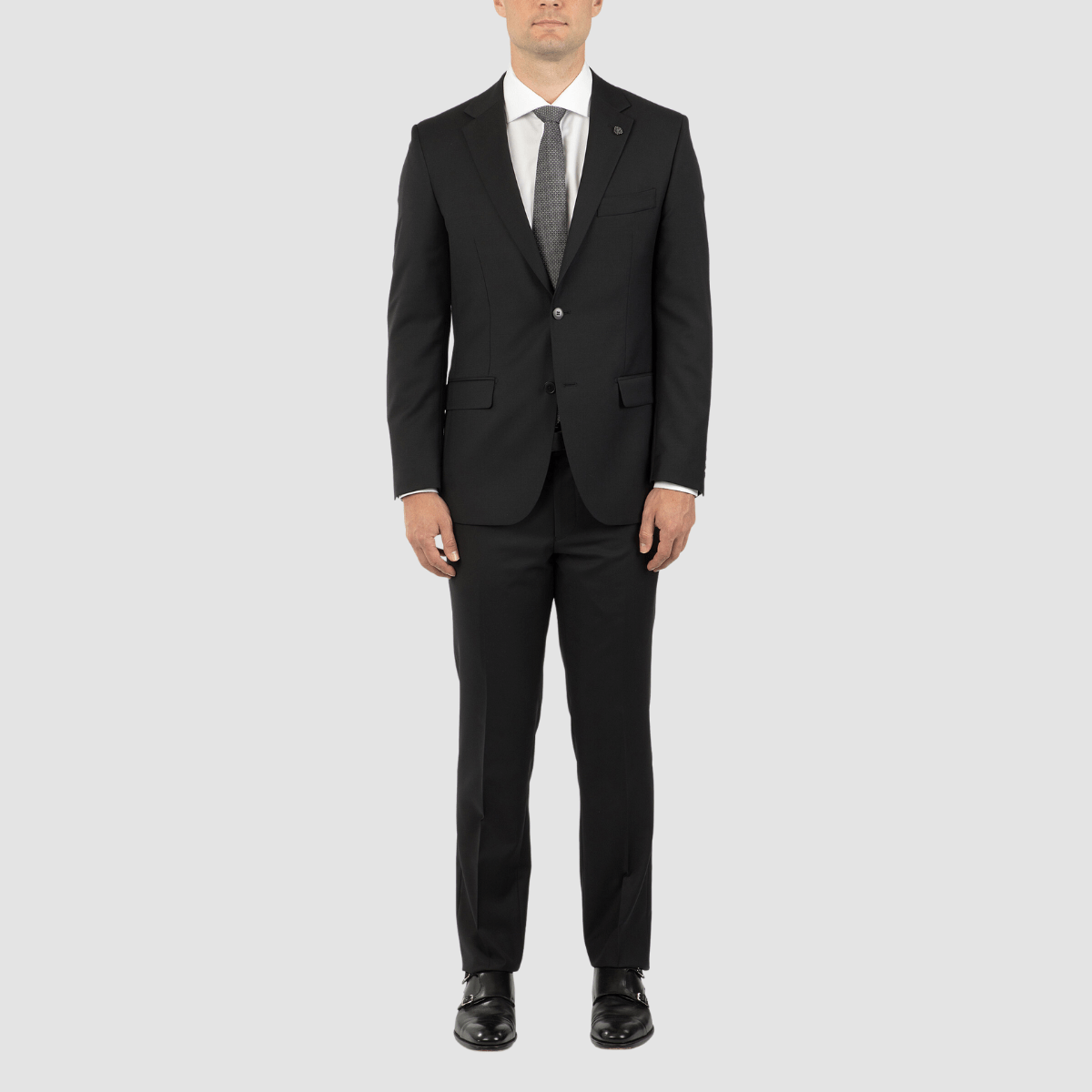 Cambridge Tailored Fit Hardwick Suit in Black