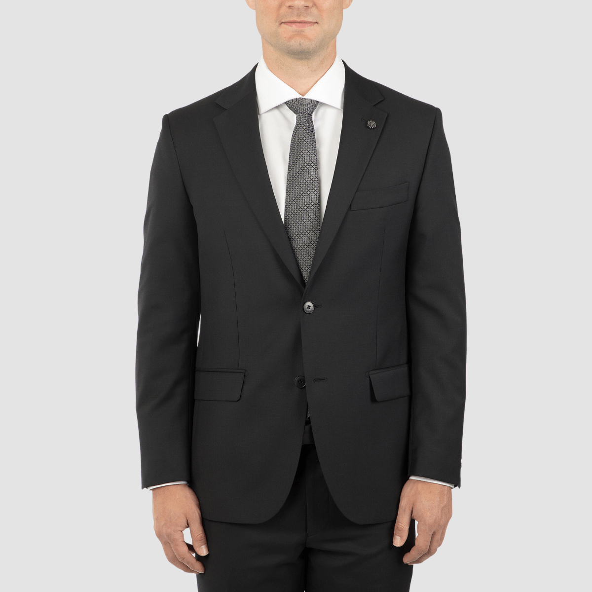 Cambridge Tailored Fit Hardwick Suit in Black