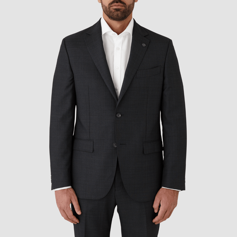 Cambridge Classic Fit Pure Merino Wool Morse Suit in Charcoal Big Man