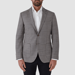 Cambridge classic fit beaumaris sports jacket in taupe linen Mens Suit Warehouse Melbourne