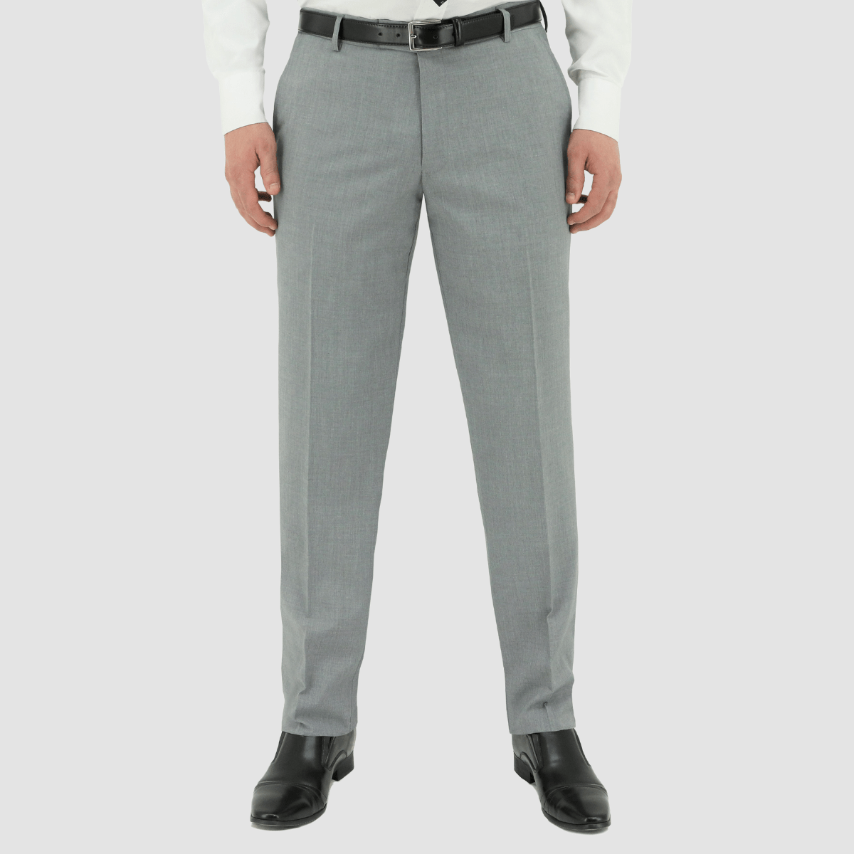 Slim‑fit Cam trouser in grey by Christian Brookes with lightweight comfort.