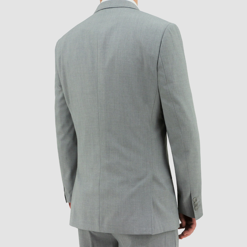 Christian Brookes Classic Fit Bond Suit in Light Grey