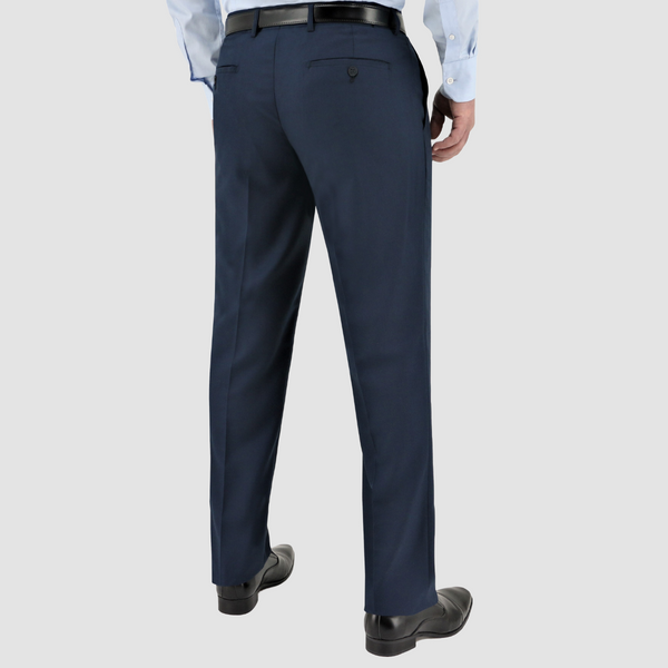 Back view of the Christian Brookes Classic Fit Cam Trouser in Deep Blue
