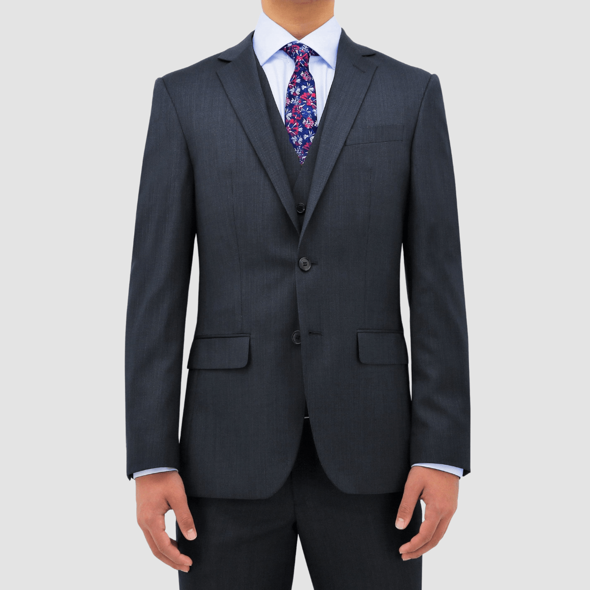 Daniel Hechter classic fit michel suit in navy pure wool DH101-11