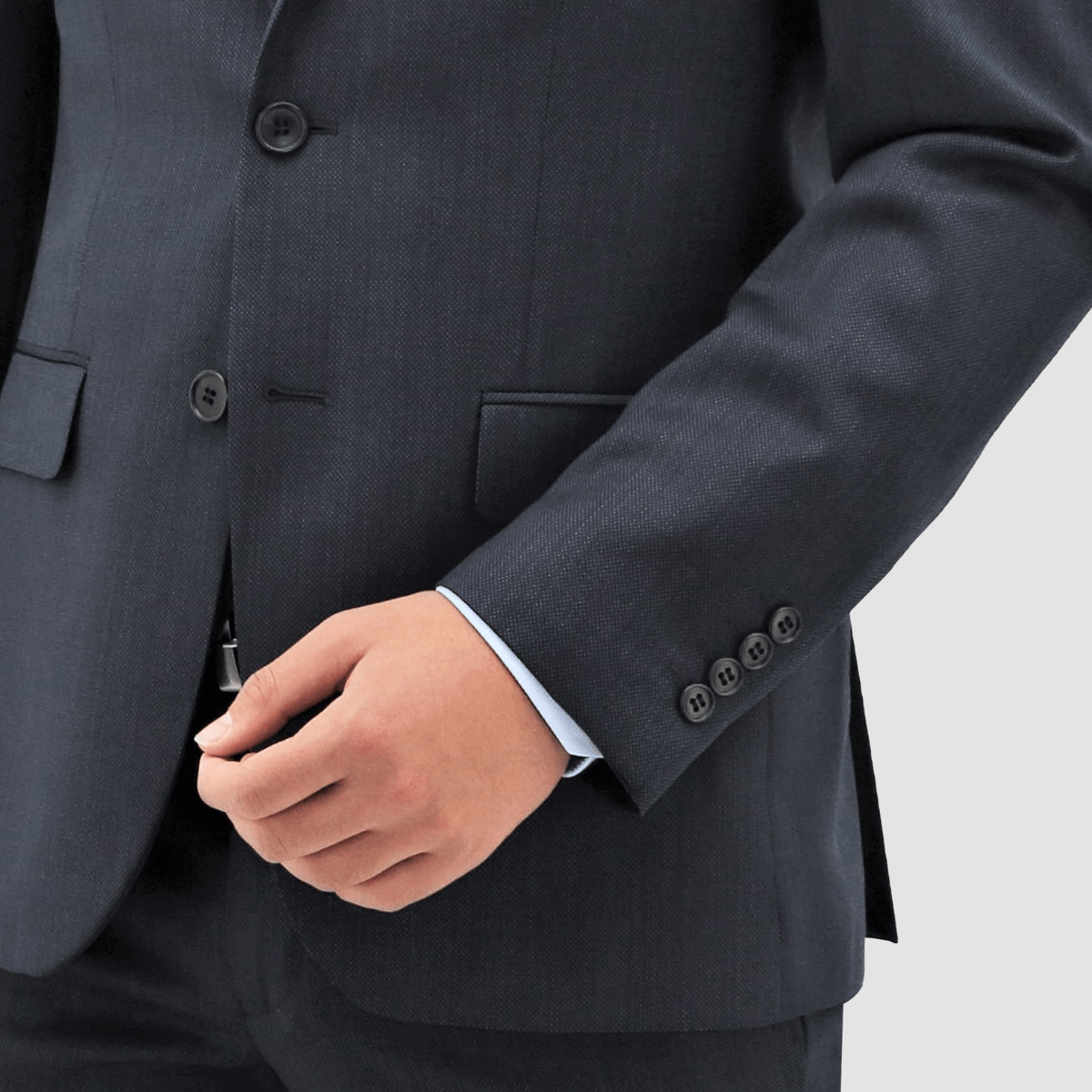 Daniel Hechter classic fit michel suit in navy pure wool DH101-11 - Big Man Sizes