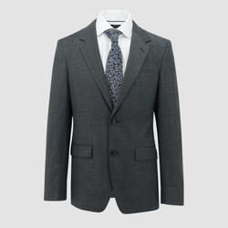Daniel Hechter ritchie suit in charcoal wool blend - Big Mens Sizing
