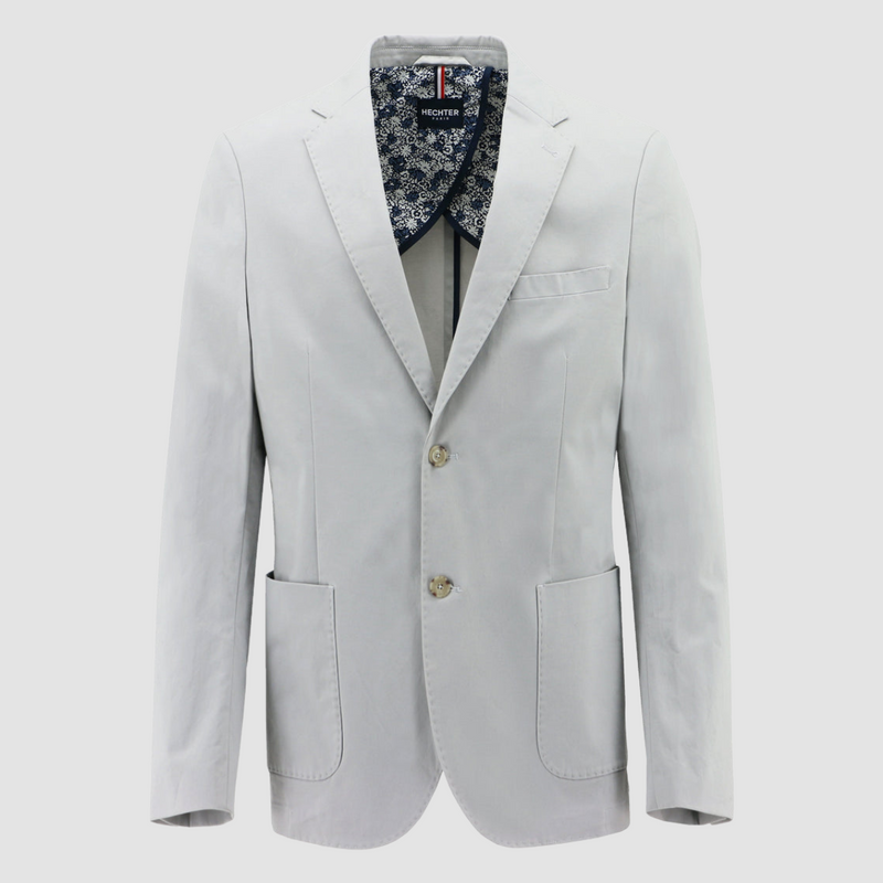 Front view of the Daniel Hechter Genoa Mens Sports Jacket in Grey