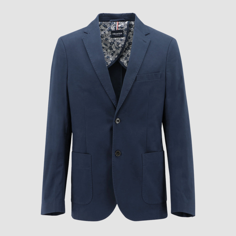 Front view of the Daniel Hechter Genoa Mens Sports Jacket in Navy