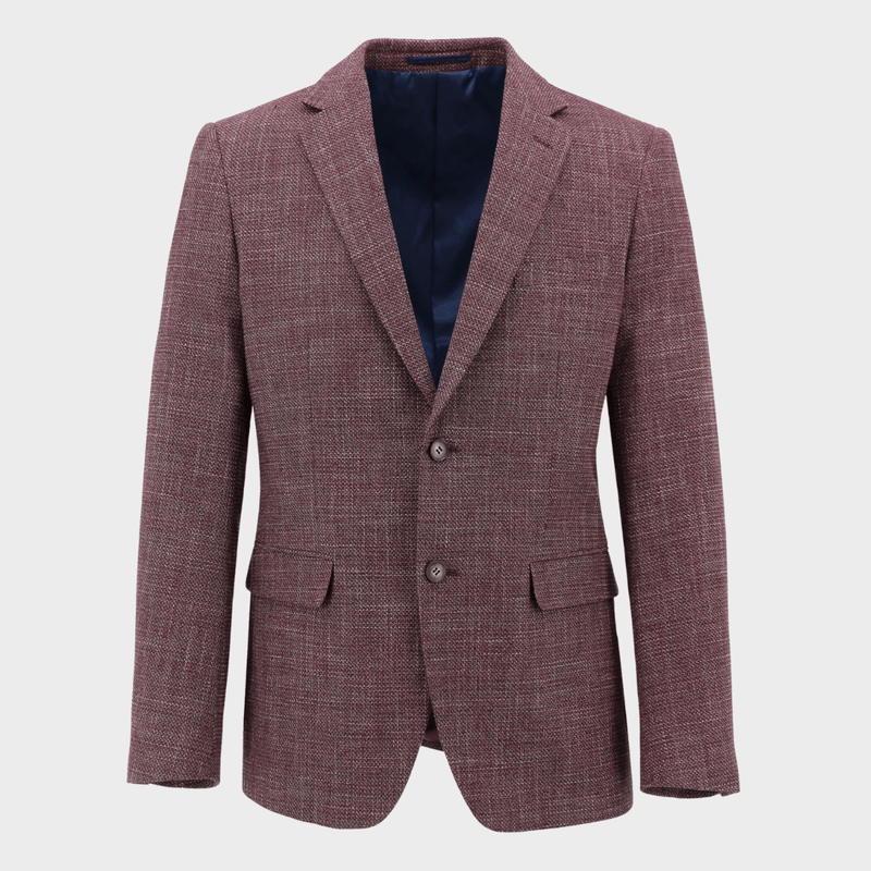 Daniel Hechter slim fit jasper mens sports jacket in burgundy