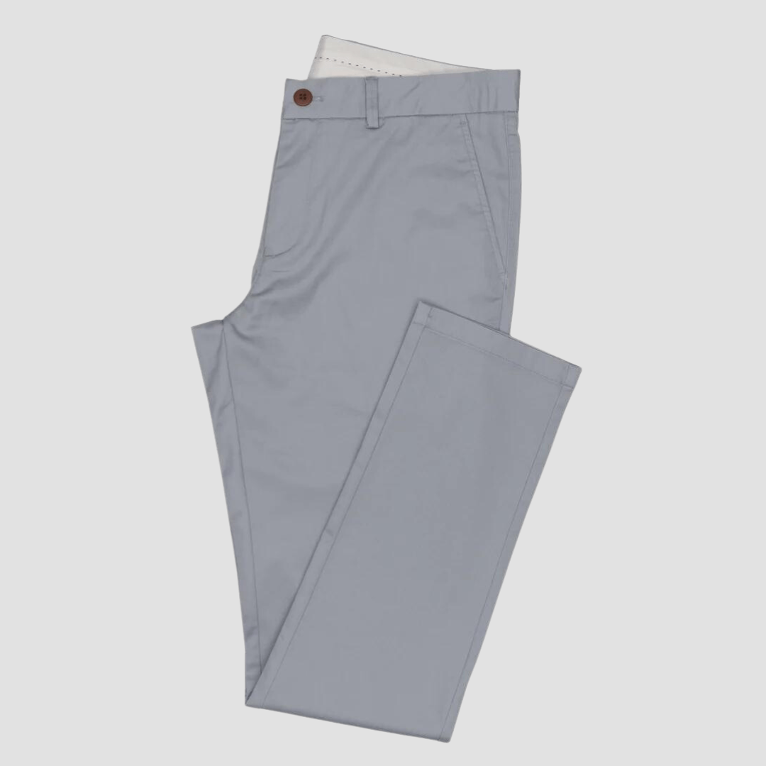Daniel Hechter slim fit chino in light grey