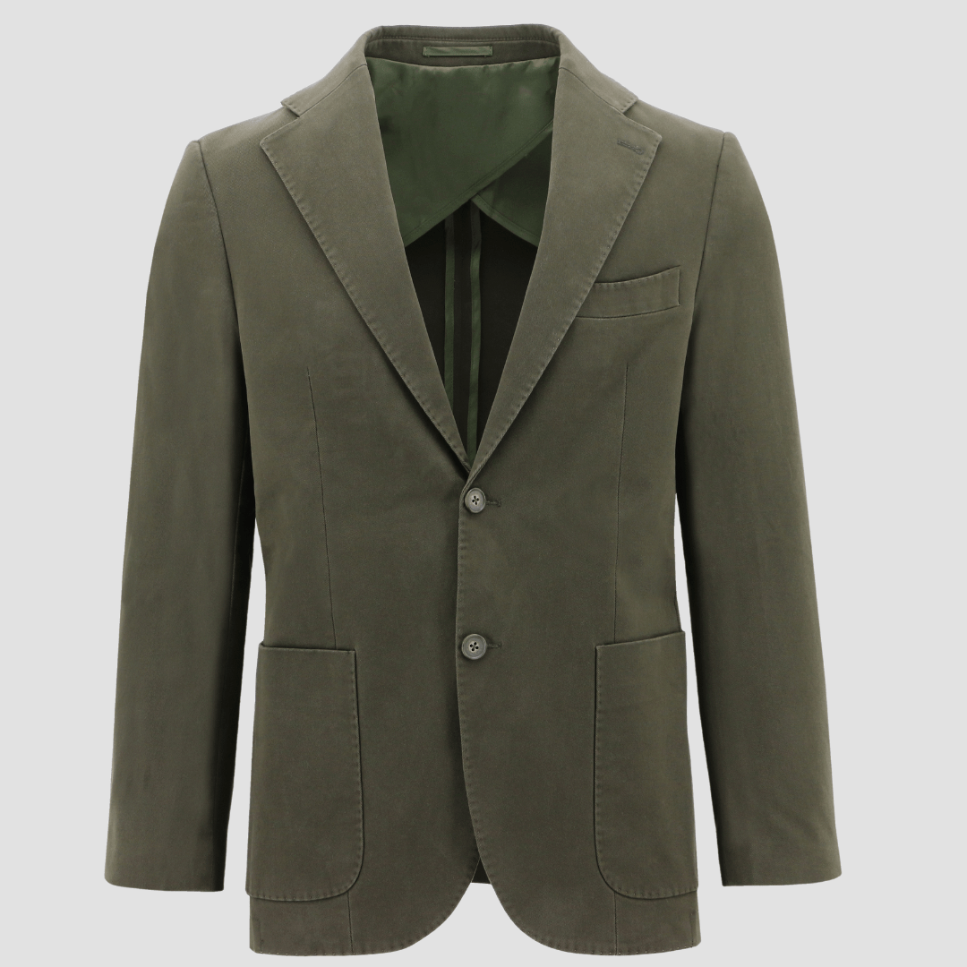Daniel Hechter Men’s Slim Fit Prague Sports Jacket in Olive.