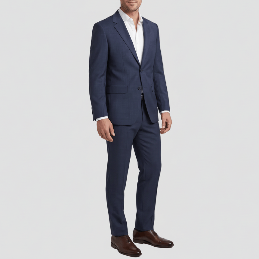 Daniel Hechter Men’s Slim Fit Ritchie Suit in Blue.