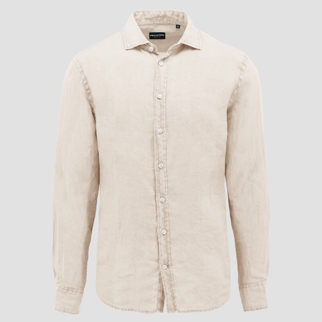 Daniel Hechter Men's Slim Fit Sel Shirt in Sand