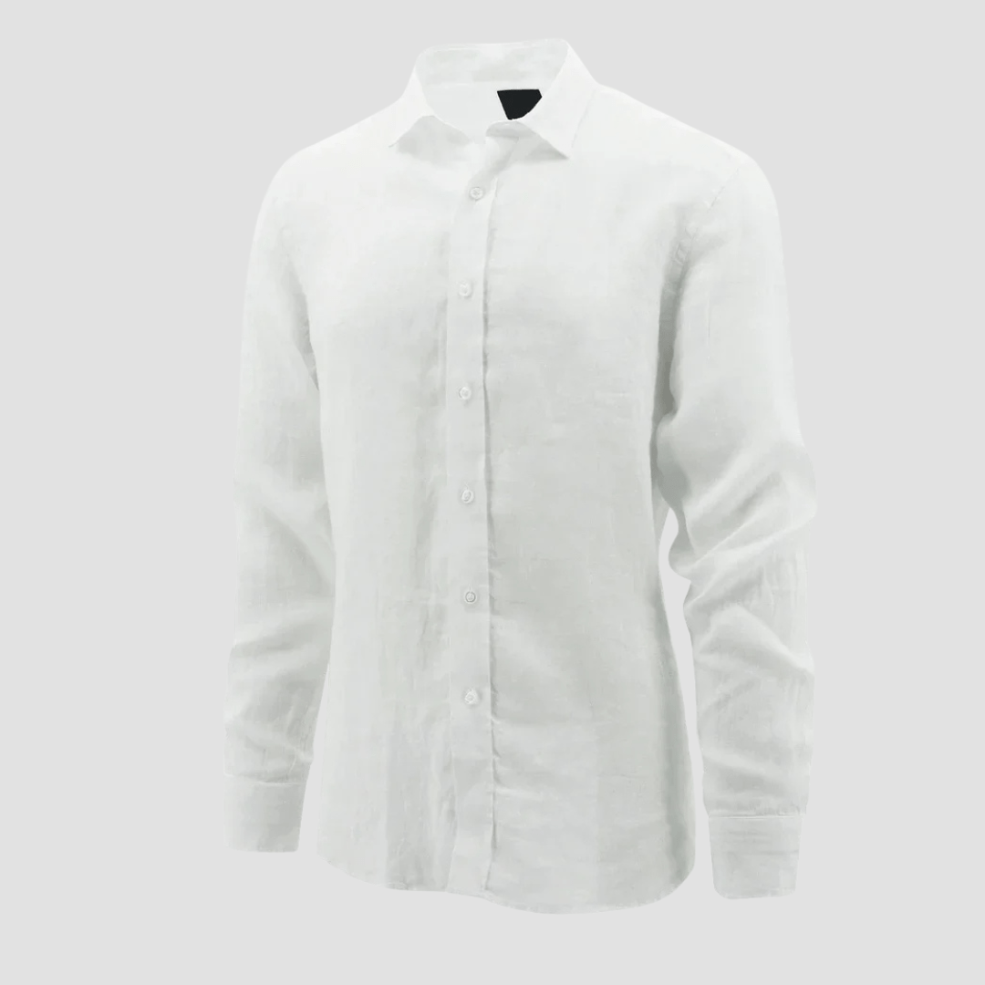 Daniel Hechter Men's Slim Fit Sel Shirt in White