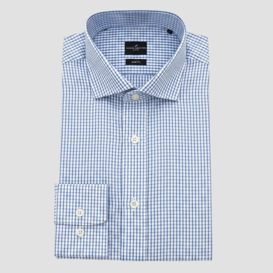 Daniel Hechter Slim Fit Shirt in Blue Check