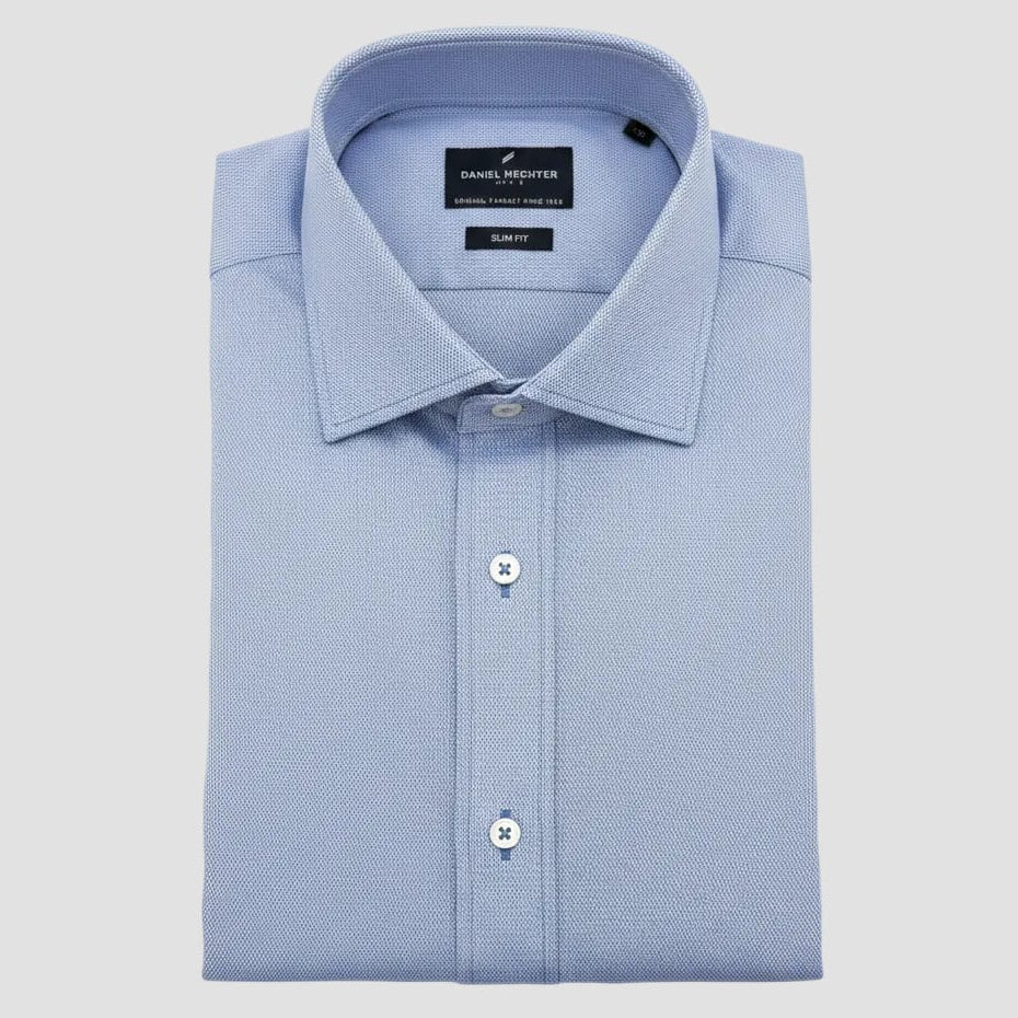 Daniel Hechter Slim Fit Shirt in Blue Pattern