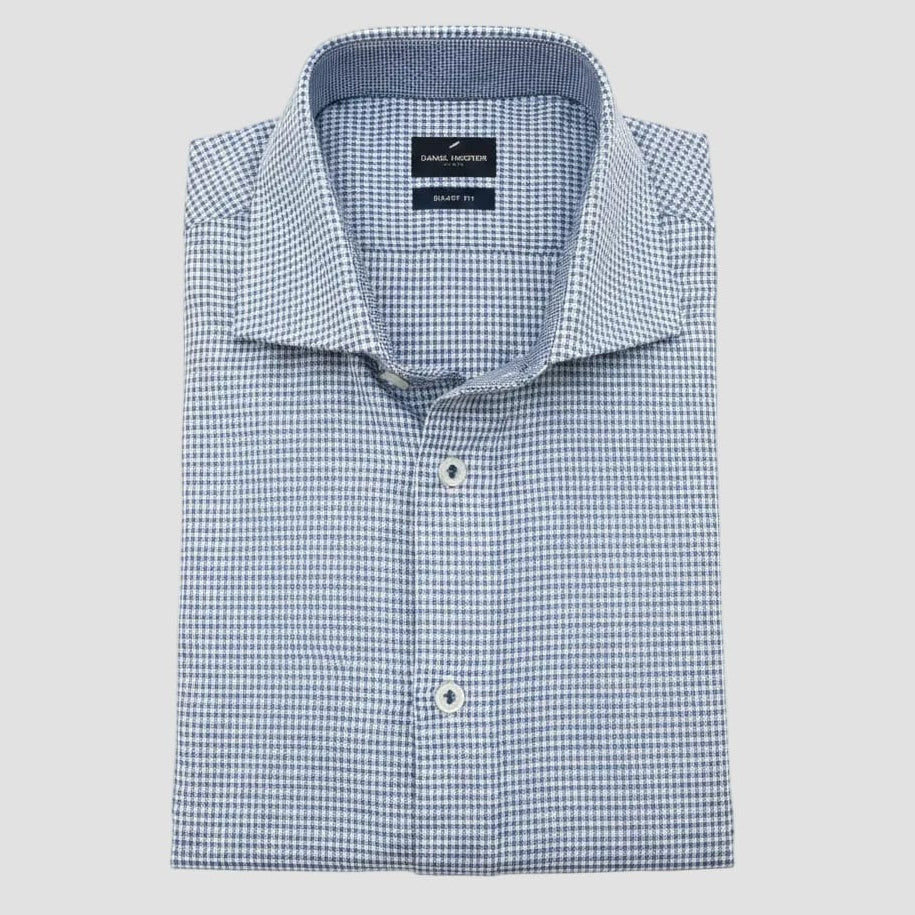 Daniel Hechter Slim Fit Shirt in Blue Pattern