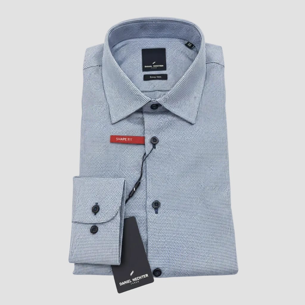 Blue checkered shirt 