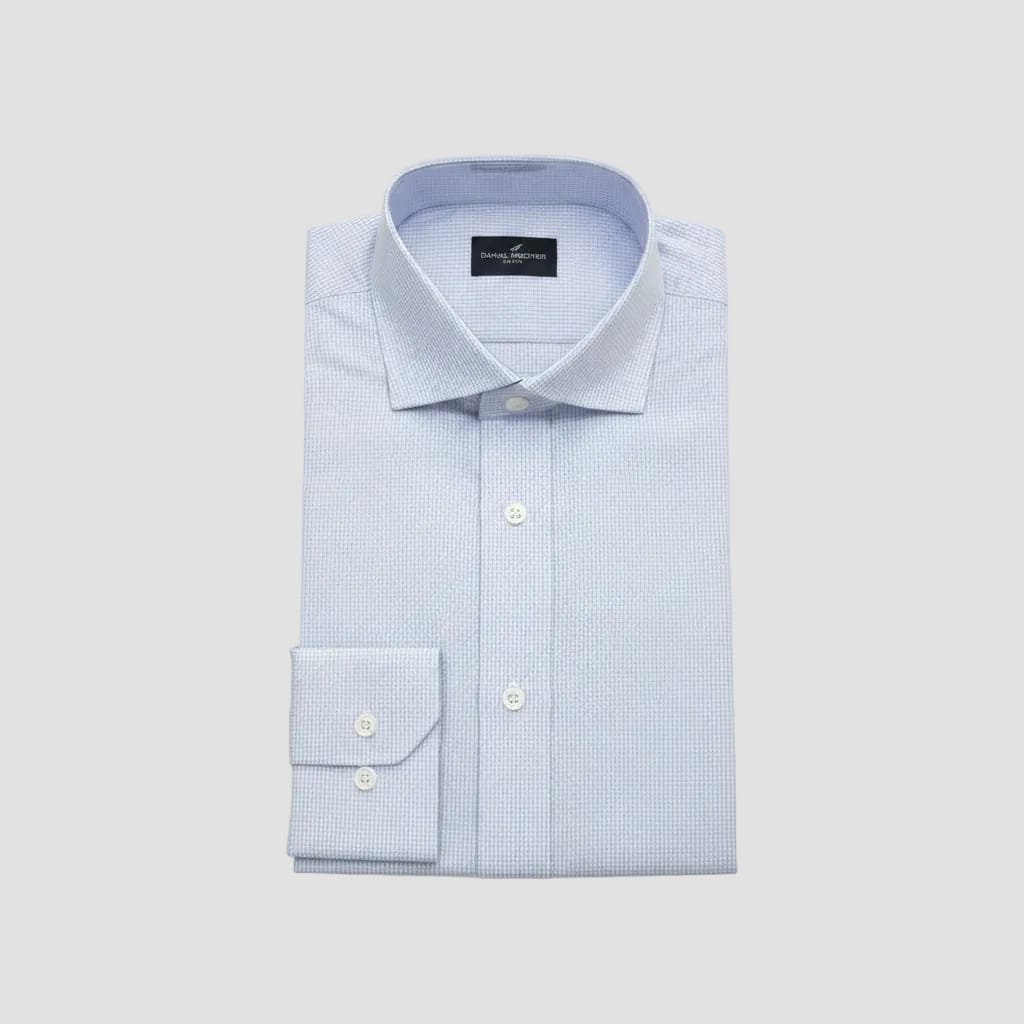 Daniel Hechter Slim Fit Shirt in Blue Plaid