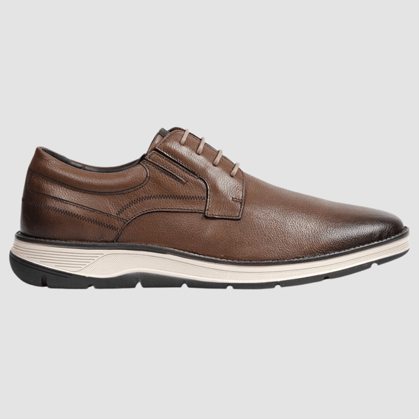Ferracini mens addison leather shoe in brown