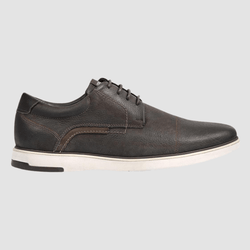 Ferracini Mens Leather Lace Up Shoe in Brown