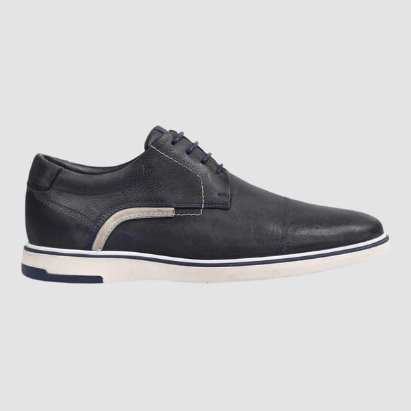Ferracini Bryce mens leather lace up shoe in navy