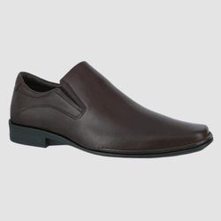 Ferracini Egar Mens Slip On Show in Dark Brown Leather Mens Suit
