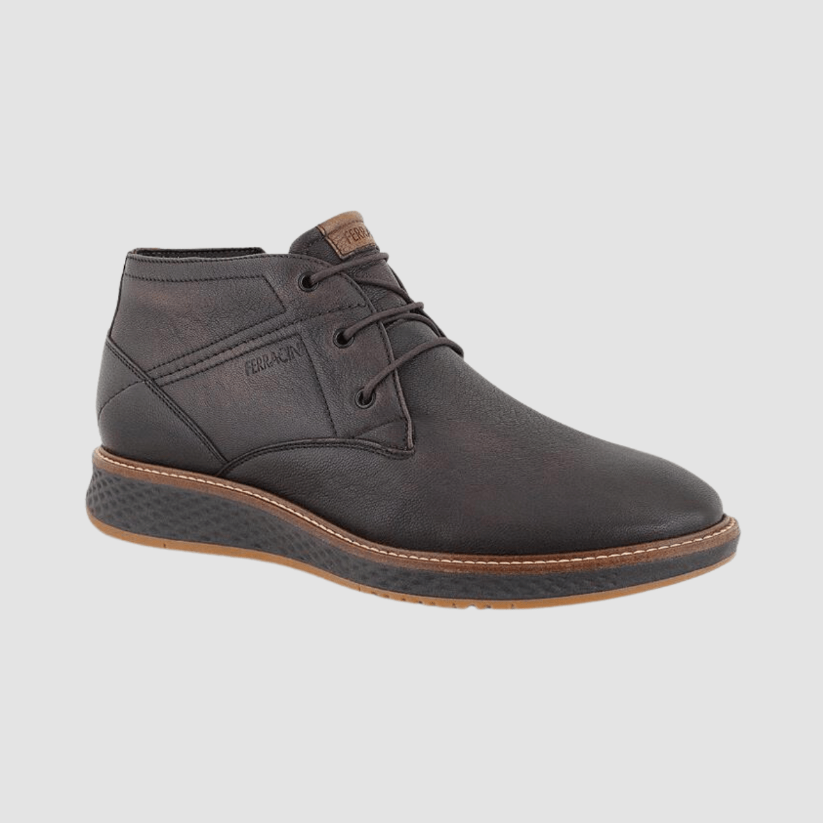 Ferracini kye mens desert boot in brown wash