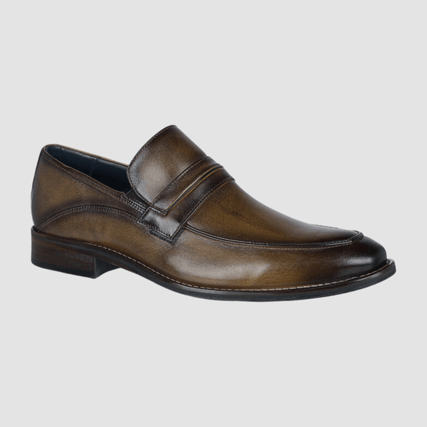 Ferracini Izar mens slip on shoe in brown leather